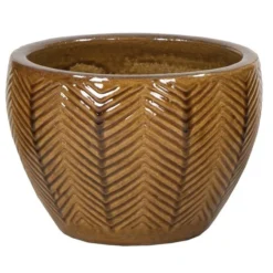 Portly Egg Fishbone - Honey - D30H20 Cm -Flora Hart Verkoopwinkel 1955655360