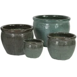 Portly Raster - Moss Green - D46H35 Cm